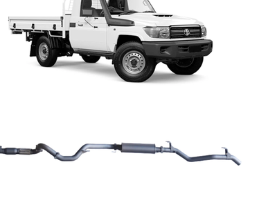 Redback - 4x4 Extreme Duty Exhaust for Toyota Landcruiser 79 Series Single Cab (03/2007 - 10/2016)