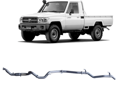 Redback - 4x4 Extreme Duty Exhaust for Toyota Landcruiser 79 Series Single Cab (03/2007 - 10/2016)