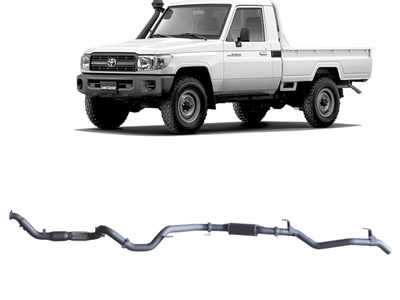 Redback - 4x4 Extreme Duty Exhaust for Toyota Landcruiser 79 Series Single Cab (03/2007 - 10/2016)