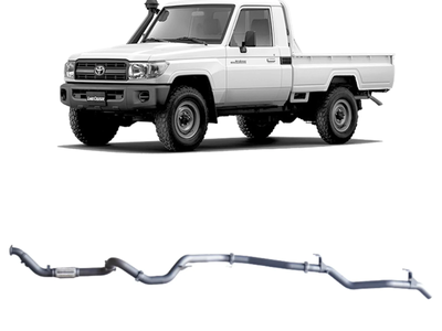 Redback - 4x4 Extreme Duty Exhaust for Toyota Landcruiser 79 Series Single Cab (03/2007 - 10/2016)