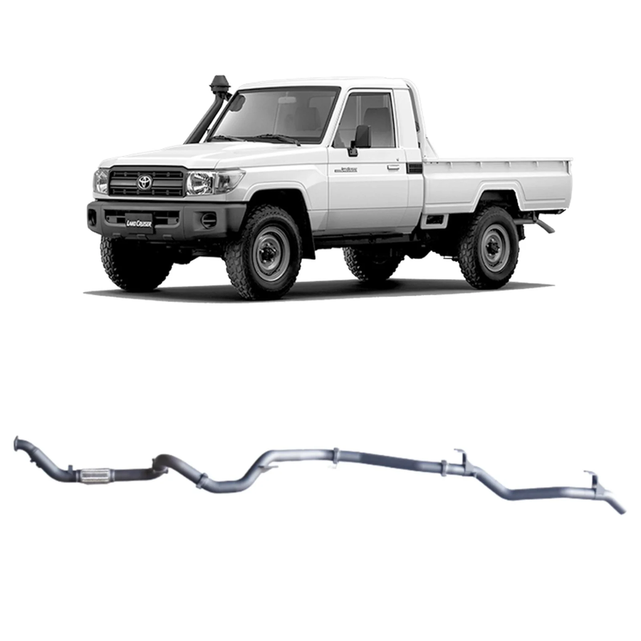 Redback - 4x4 Extreme Duty Exhaust for Toyota Landcruiser 79 Series Single Cab (03/2007 - 10/2016)