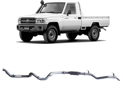 Redback - 4x4 Extreme Duty Exhaust for Toyota Landcruiser 79 Series Single Cab (03/2007 - 10/2016)