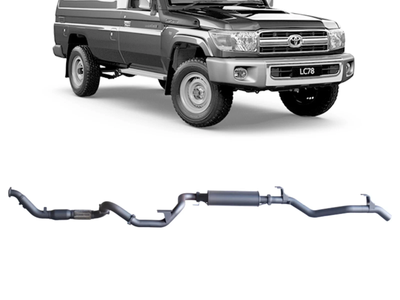 Redback - 4x4 Extreme Duty Exhaust for Toyota Landcruiser 78 Series Troop Carrier (03/2007 - 10/2016)