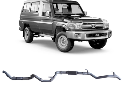 Redback - 4x4 Extreme Duty Exhaust for Toyota Landcruiser 78 Series Troop Carrier (03/2007 - 10/2016)