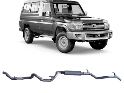 Redback - 4x4 Extreme Duty Exhaust for Toyota Landcruiser 78 Series Troop Carrier (03/2007 - 10/2016)