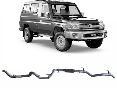 Redback - 4x4 Extreme Duty Exhaust for Toyota Landcruiser 78 Series Troop Carrier (03/2007 - 10/2016)