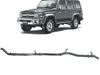 Redback - 4x4 Extreme Duty Exhaust for Toyota Landcruiser 76 Series Wagon (03/2007 - 10/2016)