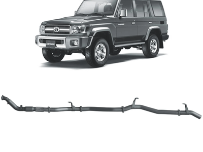 Redback - 4x4 Extreme Duty Exhaust for Toyota Landcruiser 76 Series Wagon (03/2007 - 10/2016)