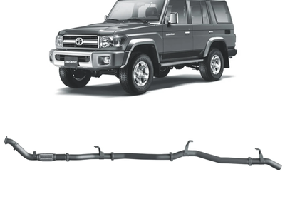 Redback - 4x4 Extreme Duty Exhaust for Toyota Landcruiser 76 Series Wagon (03/2007 - 10/2016)