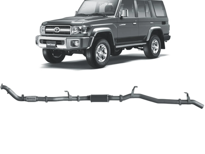 Redback - 4x4 Extreme Duty Exhaust for Toyota Landcruiser 76 Series Wagon (03/2007 - 10/2016)