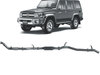 Redback - 4x4 Extreme Duty Exhaust for Toyota Landcruiser 76 Series Wagon (03/2007 - 10/2016)