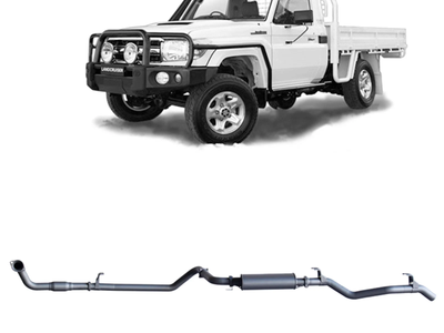 Redback - 4x4 Extreme Duty Exhaust for Toyota Landcruiser 79 Series 4.2L TD (01/2001 - 01/2007)