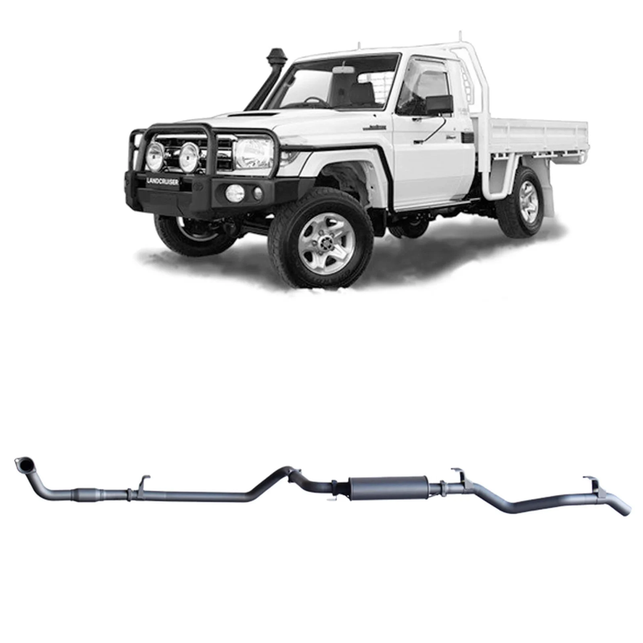 Redback - 4x4 Extreme Duty Exhaust for Toyota Landcruiser 79 Series 4.2L TD (01/2001 - 01/2007)