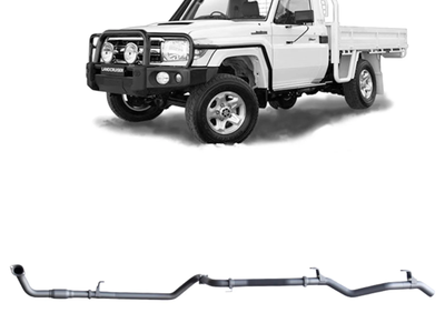 Redback - 4x4 Extreme Duty Exhaust for Toyota Landcruiser 79 Series 4.2L TD (01/2001 - 01/2007)