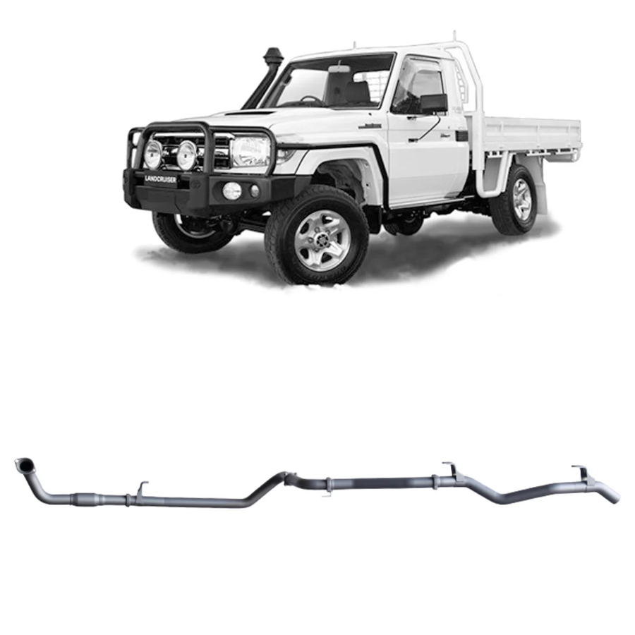 Redback - 4x4 Extreme Duty Exhaust for Toyota Landcruiser 79 Series 4.2L TD (01/2001 - 01/2007)