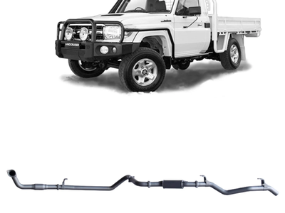 Redback - 4x4 Extreme Duty Exhaust for Toyota Landcruiser 79 Series 4.2L TD (01/2001 - 01/2007)