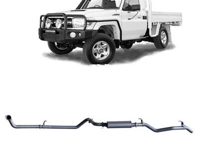 Redback - 4x4 Extreme Duty Exhaust for Toyota Landcruiser 79 Series 4.2L TD (01/2001 - 01/2007)