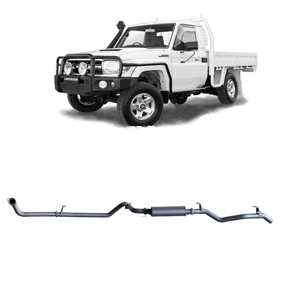 Redback - 4x4 Extreme Duty Exhaust for Toyota Landcruiser 79 Series 4.2L TD (01/2001 - 01/2007)