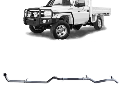 Redback - 4x4 Extreme Duty Exhaust for Toyota Landcruiser 79 Series 4.2L TD (01/2001 - 01/2007)