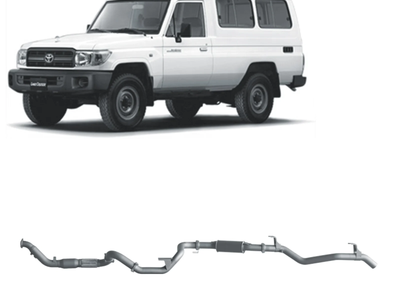 Redback - 4x4 Extreme Duty Exhaust for Toyota Landcruiser 78 Series 4.2L TD (01/2001 - 01/2007)