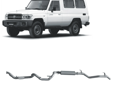 Redback - 4x4 Extreme Duty Exhaust for Toyota Landcruiser 78 Series 4.2L TD (01/2001 - 01/2007)