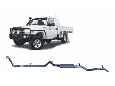 Redback - 4x4 Extreme Duty Exhaust for Toyota Landcruiser 79 Series 4.2L 1HZ (10/1999 - 01/2007)