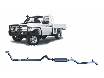 Redback - 4x4 Extreme Duty Exhaust for Toyota Landcruiser 79 Series 4.2L 1HZ (10/1999 - 01/2007)