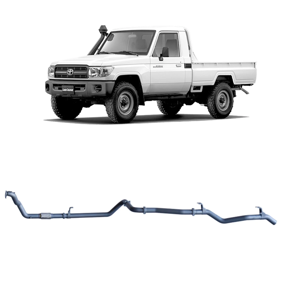 Redback - 4x4 Extreme Duty Exhaust for Toyota Landcruiser 79 Series 4.2L 1HZ (10/1999 - 01/2007)
