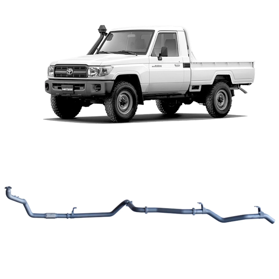 Redback - 4x4 Extreme Duty Exhaust for Toyota Landcruiser 79 Series 4.2L 1HZ (10/1999 - 01/2007)