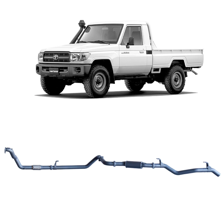 Redback - 4x4 Extreme Duty Exhaust for Toyota Landcruiser 79 Series 4.2L 1HZ (10/1999 - 01/2007)