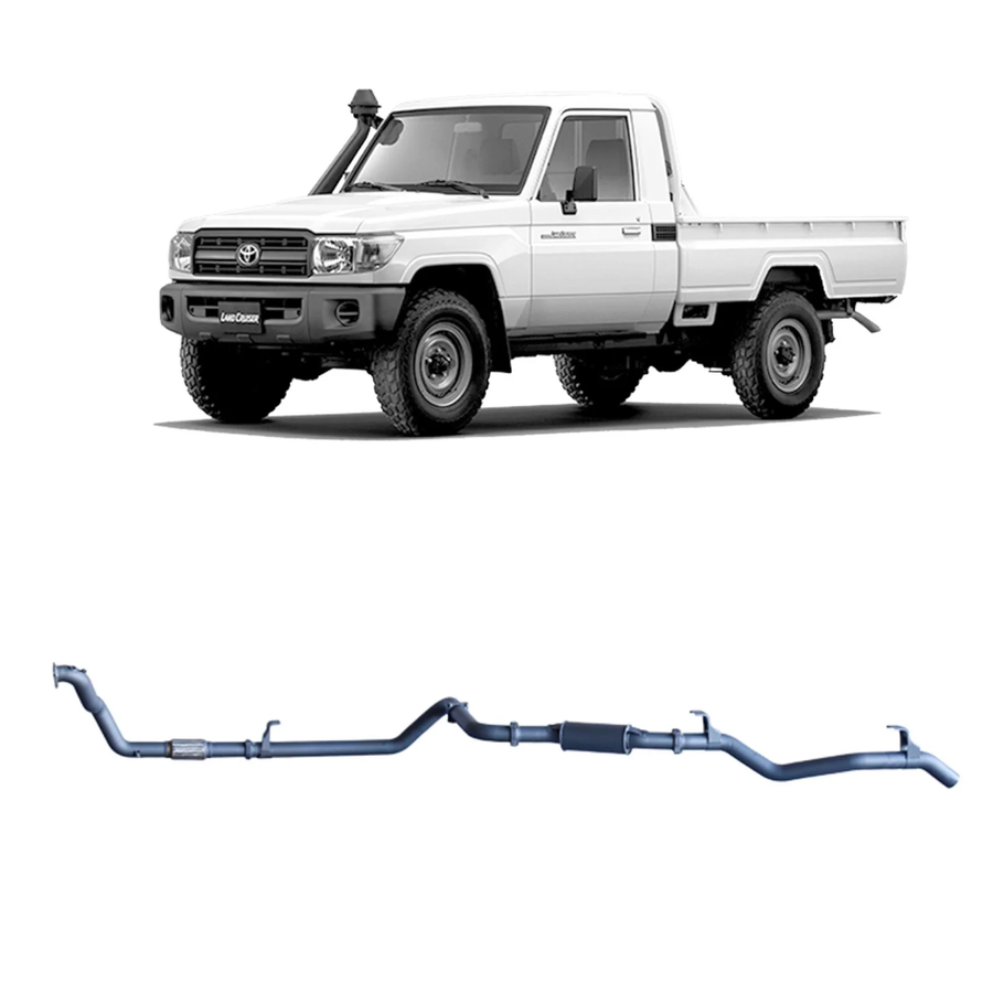 Redback - 4x4 Extreme Duty Exhaust for Toyota Landcruiser 79 Series 4.2L 1HZ (10/1999 - 01/2007)