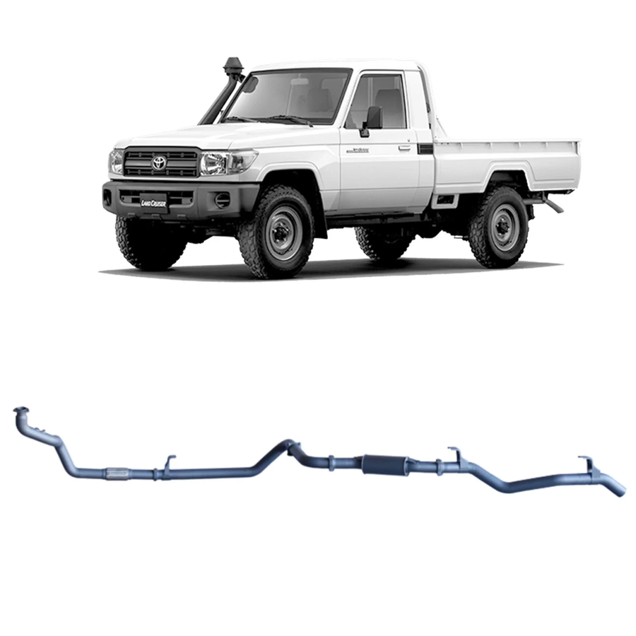 Redback - 4x4 Extreme Duty Exhaust for Toyota Landcruiser 79 Series 4.2L 1HZ (10/1999 - 01/2007)