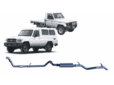 Redback - 4x4 Extreme Duty Exhaust for Toyota Landcruiser 75/78 Series 4.2L 1HZ (01/1990 - 09/1999)