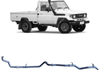 Redback - 4x4 Extreme Duty Exhaust for Toyota Landcruiser 75/78 Series 4.2L 1HZ (01/1990 - 09/1999)