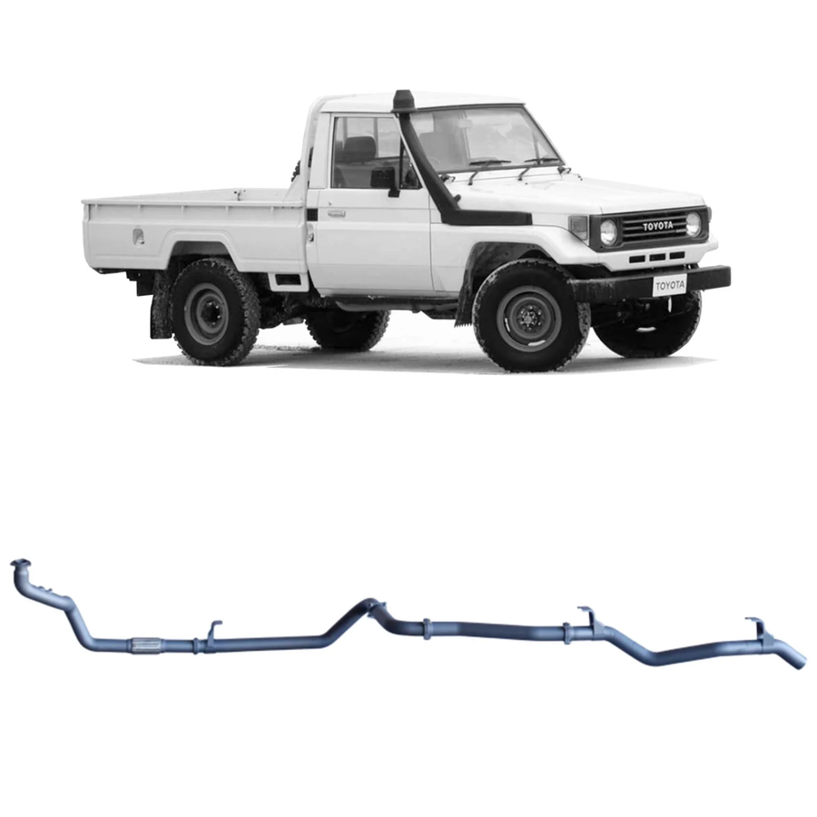 Redback - 4x4 Extreme Duty Exhaust for Toyota Landcruiser 75/78 Series 4.2L 1HZ (01/1990 - 09/1999)