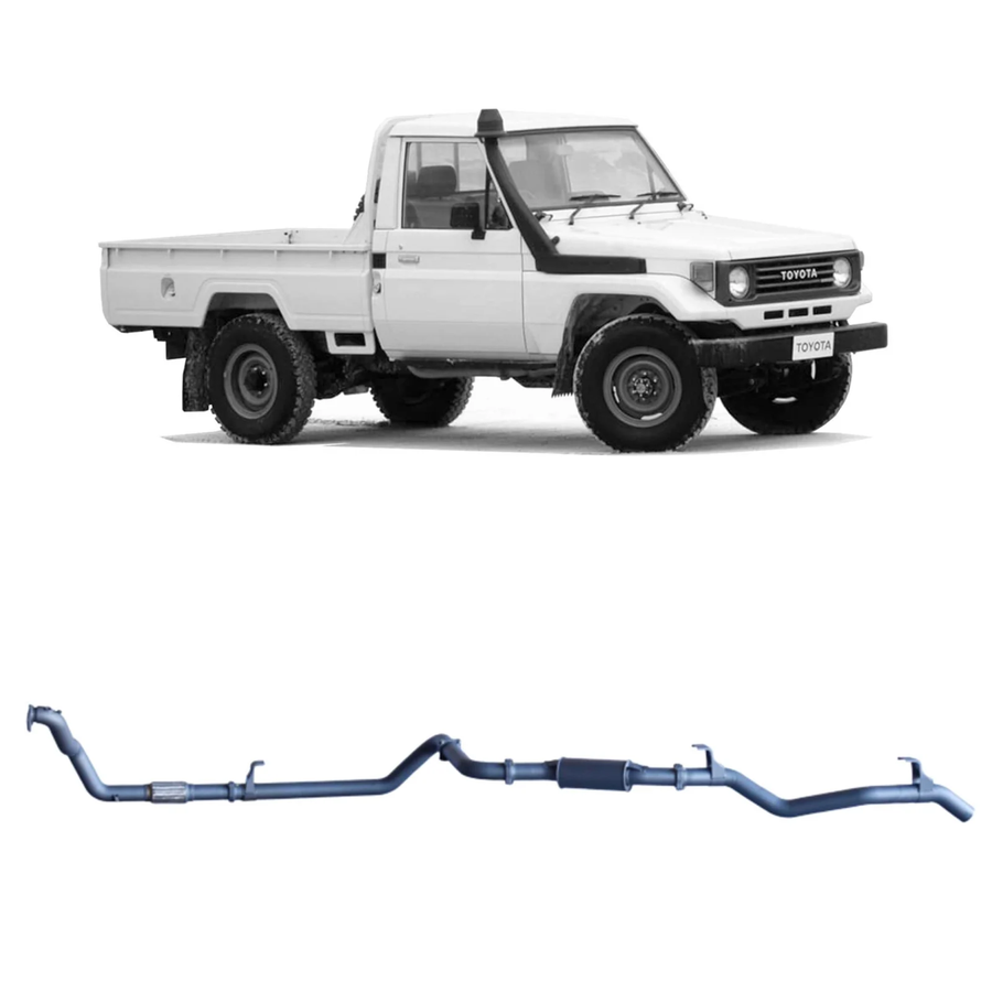 Redback - 4x4 Extreme Duty Exhaust for Toyota Landcruiser 75/78 Series 4.2L 1HZ (01/1990 - 09/1999)