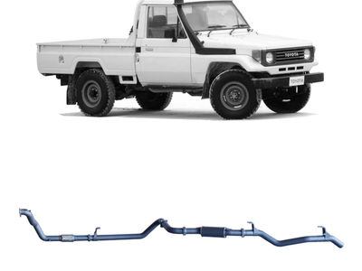 Redback - 4x4 Extreme Duty Exhaust for Toyota Landcruiser 75/78 Series 4.2L 1HZ (01/1990 - 09/1999)
