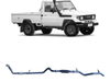 Redback - 4x4 Extreme Duty Exhaust for Toyota Landcruiser 75/78 Series 4.2L 1HZ (01/1990 - 09/1999)