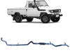 Redback - 4x4 Extreme Duty Exhaust for Toyota Landcruiser 75/78 Series 4.2L 1HZ (01/1990 - 09/1999)