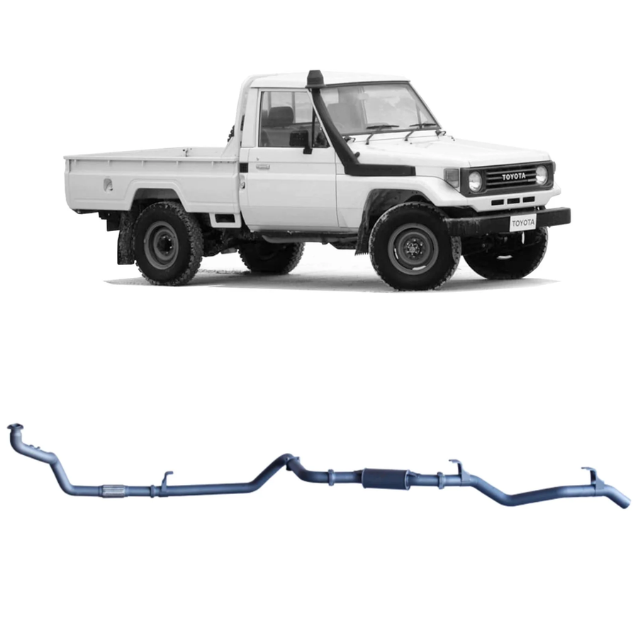 Redback - 4x4 Extreme Duty Exhaust for Toyota Landcruiser 75/78 Series 4.2L 1HZ (01/1990 - 09/1999)