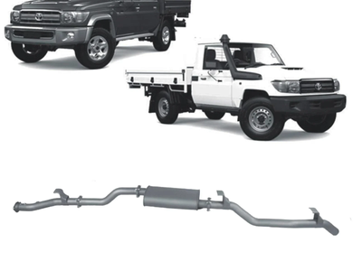 Redback - 4x4 Extreme Duty Exhaust for Toyota Landcruiser 79 Series Single and Double Cab (11/2016 - on)