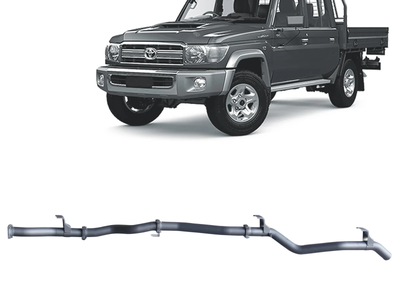Redback - 4x4 Extreme Duty Exhaust for Toyota Landcruiser 79 Series Single and Double Cab (11/2016 - on)