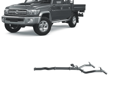 Redback - 4x4 Extreme Duty Twin Exhaust for Toyota Landcruiser 79 Series Single and Double Cab (11/2016 - on)
