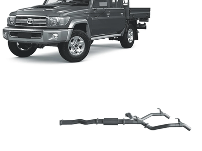 Redback - 4x4 Extreme Duty Twin Exhaust for Toyota Landcruiser 79 Series Single and Double Cab (11/2016 - on)
