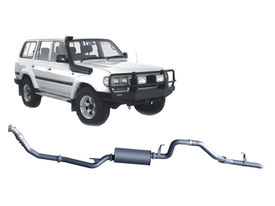 Redback - 4x4 Extreme Duty Exhaust for Toyota Landcruiser 80 Series 4.2L 1HD-T/FT (01/1990 - 02/1998)