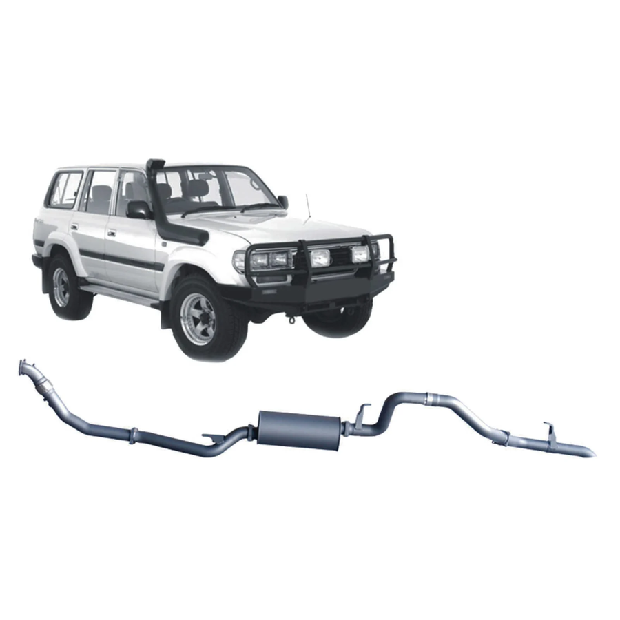 Redback - 4x4 Extreme Duty Exhaust for Toyota Landcruiser 80 Series 4.2L 1HD-T/FT (01/1990 - 02/1998)