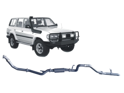 Redback - 4x4 Extreme Duty Exhaust for Toyota Landcruiser 80 Series 4.2L 1HD-T/FT (01/1990 - 02/1998)