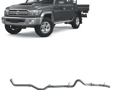 Redback - 4x4 Extreme Duty Exhaust for Toyota Landcruiser 79 Series with Auxiliary Fuel Tank (11/2016 onwards)