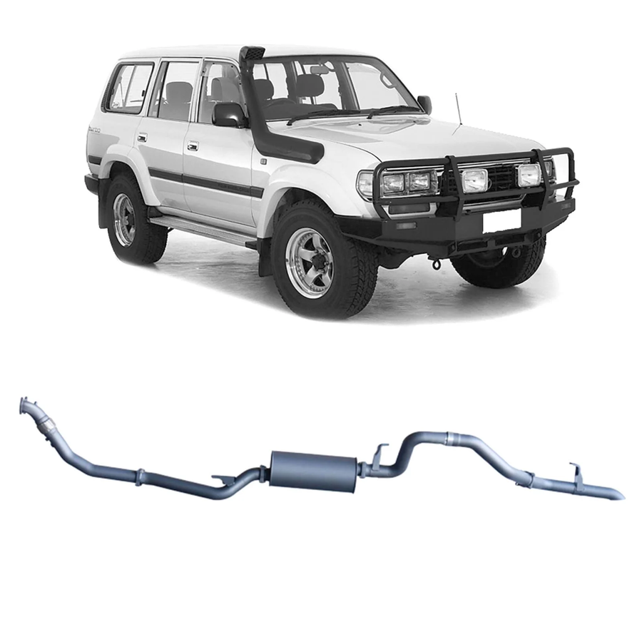 Redback - 4x4 Extreme Duty Exhaust for Toyota Landcruiser 80 Series Wagon 4.2L 1HZ (01/1990 - 02/1998)