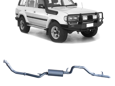 Redback - 4x4 Extreme Duty Exhaust for Toyota Landcruiser 80 Series Wagon 4.2L 1HZ (01/1990 - 02/1998)